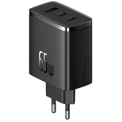Блок быстрой зарядки Baseus Cube Pro Fast Charger 2C+U 65W Black 1