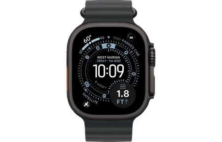 Apple Watch Ultra 3 (2025) 49mm Black Titanium Case with Black Ocean Band 2 Apple Watch Ultra 3 (2025) 49mm Black Titanium Case with Black Ocean Band 2