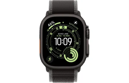 Apple Watch Ultra 3 (2025) 49mm Black Titanium Case with Black.Charcoal Trail Loop 2 Apple Watch Ultra 3 (2025) 49mm Black Titanium Case with Black.Charcoal Trail Loop 2