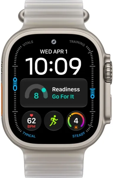 Смарт-часы Apple Watch Ultra 4 (2026) 49mm Natural Titanium TransluGray Ocean Band 2