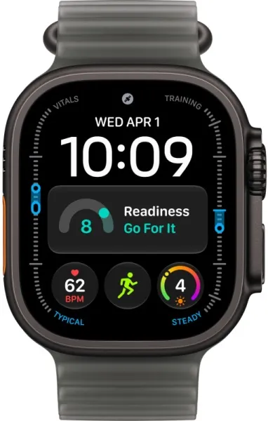 Смарт-часы Apple Watch Ultra 4 (2026) 49mm Black Titanium TransluBlack Ocean Band 2
