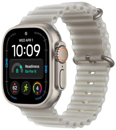 Смарт-часы Apple Watch Ultra 4 (2026) 49mm Natural Titanium TransluGray Ocean Band 1