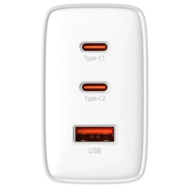 Блок быстрой зарядки Baseus Cube Pro Fast Charger 2C+U 65W White 2