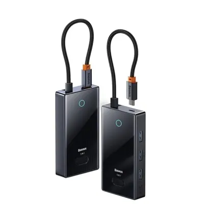 Хаб Baseus 5-Port Type-C HUB Adapter Black 1