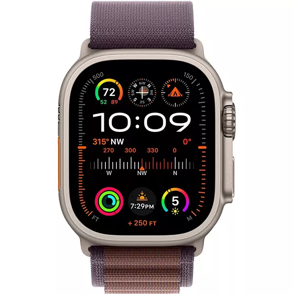 Смарт-часы Apple Watch Ultra 2 GPS 49mm Titanium Starlight Case Indigo Alpine Loop 1 Смарт-часы Apple Watch Ultra 2 GPS 49mm Titanium Starlight Case Indigo Alpine Loop 1