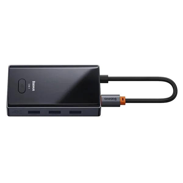Хаб Baseus 5-Port Type-C HUB Adapter Black 3