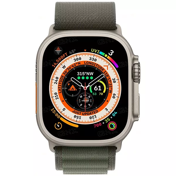 Смарт-часы Apple Watch Ultra GPS 49mm Titanium Case Green Alpine Trail Loop (M) 1 Смарт-часы Apple Watch Ultra GPS 49mm Titanium Case Green Alpine Trail Loop (M) 1