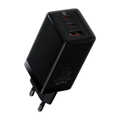 Блок быстрой зарядки Baseus GaN5 Pro Fast Charger 2C+U 65W Black 1