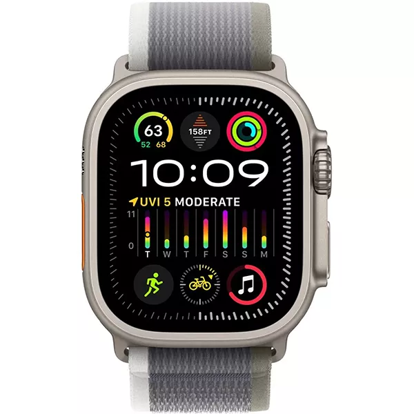 Смарт-часы Apple Watch Ultra 2 GPS 49mm Titanium Starlight Case Green Gray Alpine Loop 1 Смарт-часы Apple Watch Ultra 2 GPS 49mm Titanium Starlight Case Green Gray Alpine Loop 1