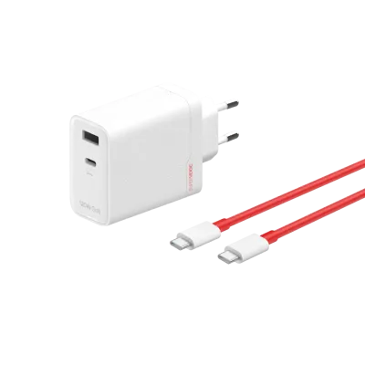 Зарядное устройство OnePlus SUPERVOOC Dual Ports 120W+кабель USB-CUSB-C (OSABBCBBAE)