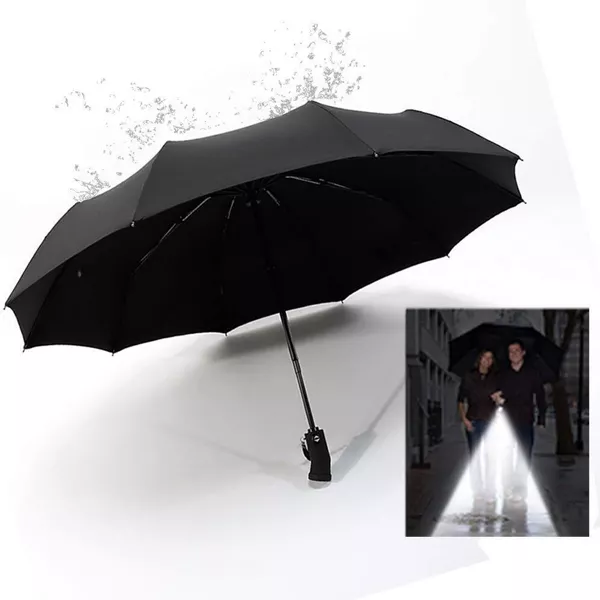 Зонт Xiaomi 90 Points All Purpose Umbrella Black(С фонариком) 3