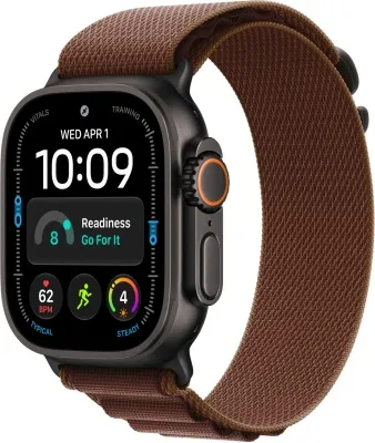 Смарт-часы Apple Watch Ultra 4 (2026) 49mm Black Titanium Burgundy Alpine Loop 1