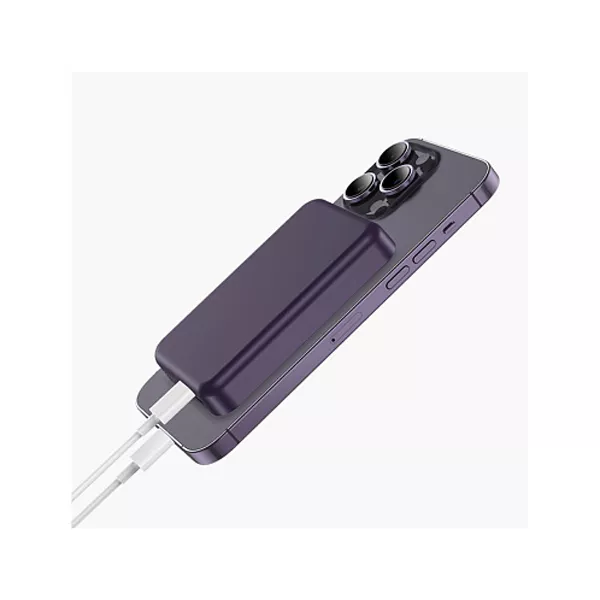 Аккумулятор магнитный KEEPHONE 10000mAh MagSafe (Snap Stand) Blue 3