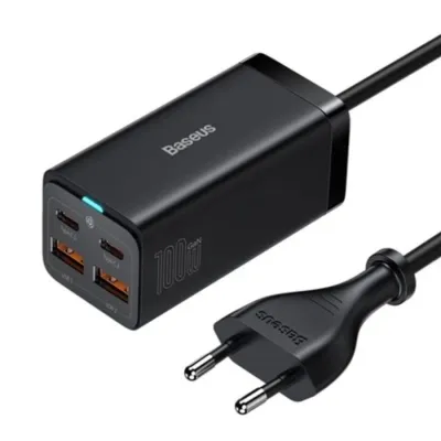 Блок быстрой зарядки Baseus GaN3 Pro Desktop 2C+2U 65W Black 1