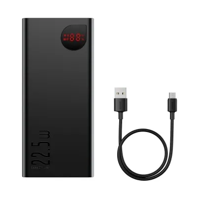Аккумулятор Baseus Adaman Digital Display 40000mAh 22.5W Black 1