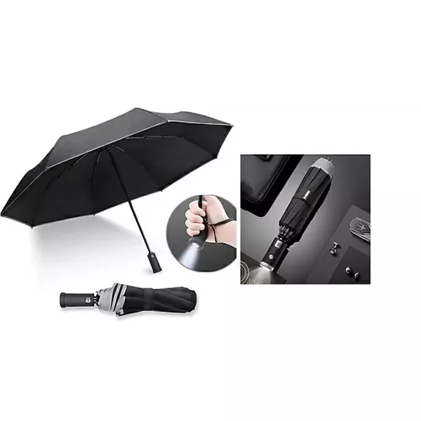 Зонт Xiaomi 90 Points All Purpose Umbrella Black(С фонариком) 1