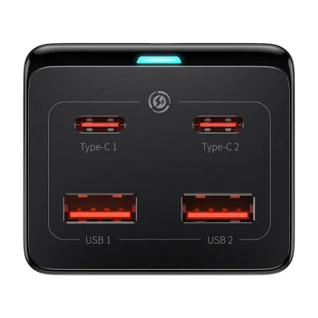 Сетевое зарядное устройство Baseus GaN3 Pro Desktop Powerstrip AC+2U+2C 100W Black 2
