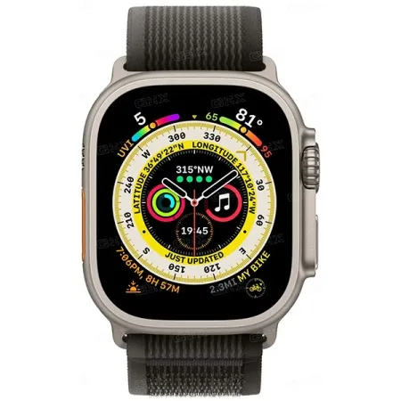Смарт-часы Apple Watch Ultra GPS 49mm Titanium Case Black Gray Trail Loop 1 Смарт-часы Apple Watch Ultra GPS 49mm Titanium Case Black Gray Trail Loop 1