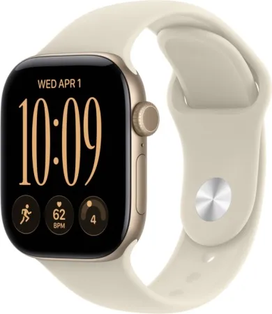 Смарт-часы Apple Watch S12 Light Gold Aluminium Case Sand Sport Band 1