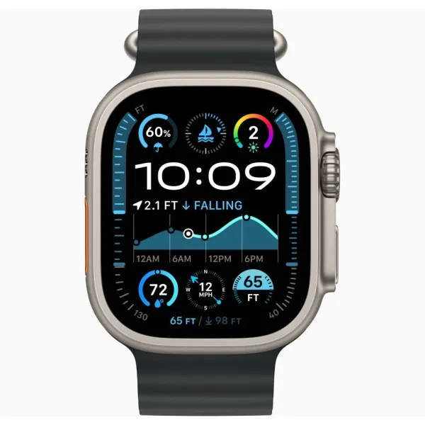 Смарт-часы Apple Watch Ultra 2 GPS 49mm Titanium Case with Blue Ocean Band 2 Смарт-часы Apple Watch Ultra 2 GPS 49mm Titanium Case with Blue Ocean Band 2
