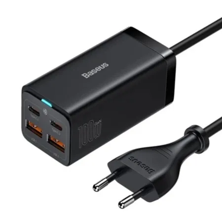 Блок быстрой зарядки Baseus GaN3 Pro Desktop 2C+2U 65W Black 1