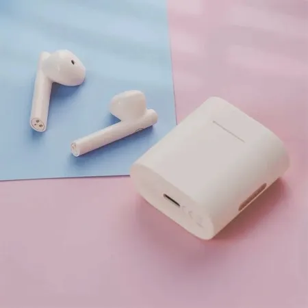 Беспроводные наушники HAYLOU MoriPods Pink 3