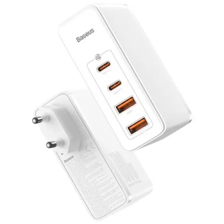 Блок быстрой зарядки Baseus GaN2 Pro Quick Charger 2C+2U 100W White 4