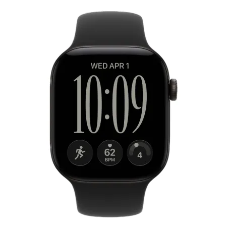 Смарт-часы Apple Watch S12 Black Aluminium Case Black Sport Band 2