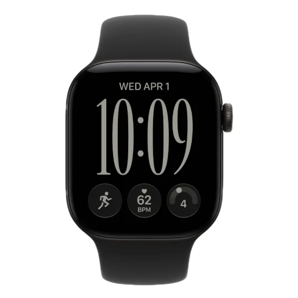 Смарт-часы Apple Watch S12 Black Aluminium Case Black Sport Band 2