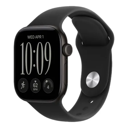 Смарт-часы Apple Watch S12 Black Aluminium Case Black Sport Band 1