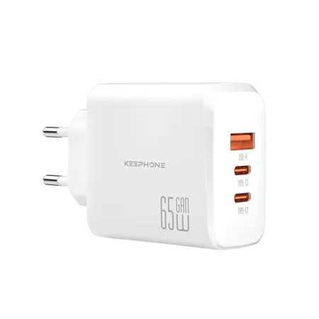 Блок быстрой зарядки KEEPHONE 3-port GaN Charger 65W