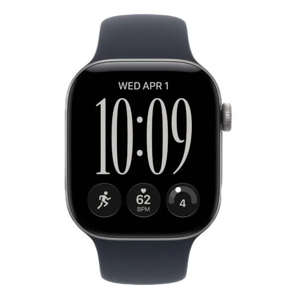 Смарт-часы Apple Watch S12 Space Gray Case Navy Blue Sport Band 2