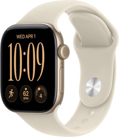 Смарт-часы Apple Watch S12 Light Gold Aluminium Case Sand Sport Band 1