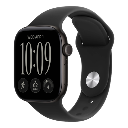 Смарт-часы Apple Watch S12 Black Aluminium Case Black Sport Band 1