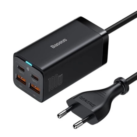 Блок быстрой зарядки Baseus GaN3 Pro Desktop 2C+2U 65W Black 1