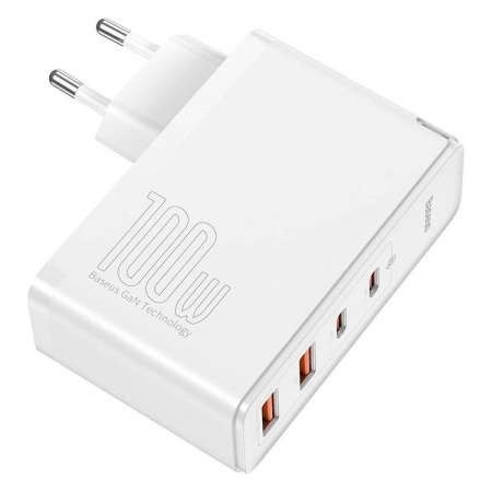 Блок быстрой зарядки Baseus GaN2 Pro Quick Charger 2C+2U 100W White 1