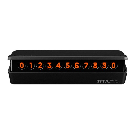 BCASE TITA Temporary Parking Card Black_1