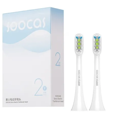 Насадка для зубной щетки Xiaomi Soocas X3 White (2шт.) BH01W 3 Насадка для зубной щетки Xiaomi Soocas X3 White (2шт.) BH01W 3